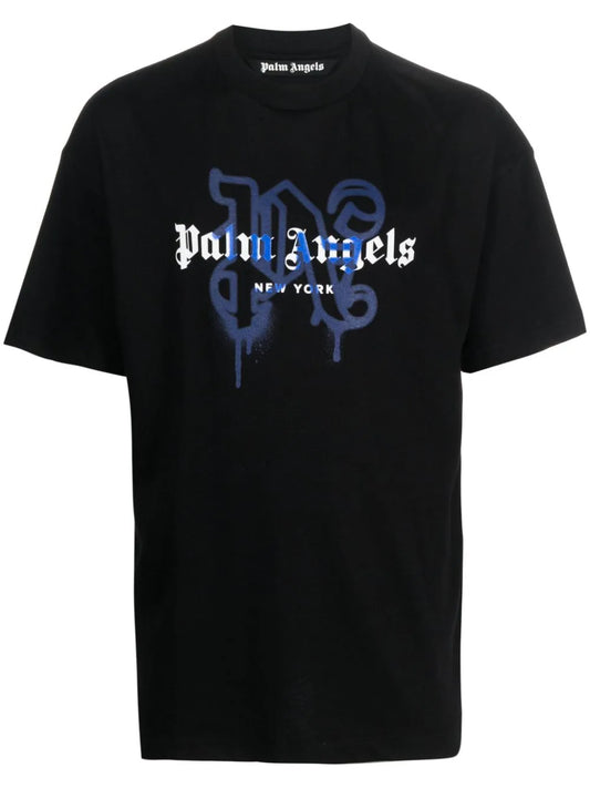 Palm Angels t-shirt New York à motif monogrammé - AD REPS